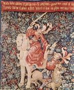 The Popular medieval millefleurs motif unknow artist